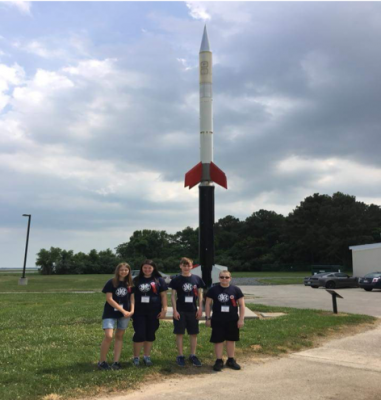4-H kids at NASA rocket
