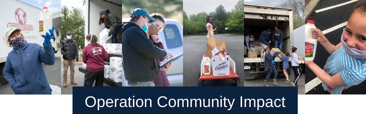 banner of photos from Operation Community Impact